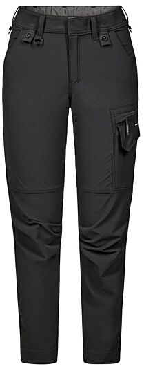 Engel 2342-234 Entire monteursbroek met 4-way stretch voor dames Antracietgrijs/Zwart