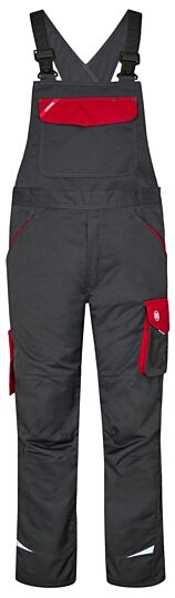 F. Engel 3290-880 Galaxy Light Bib Overall Anthracite/Red