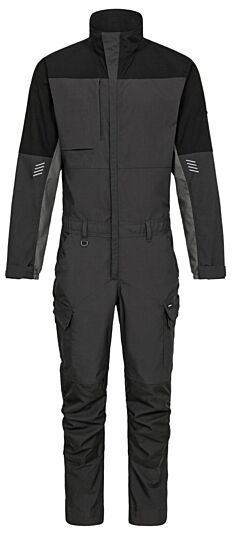 Engel 4329-144 Entire overall met stretchstof Antracietgrijs/Zwart