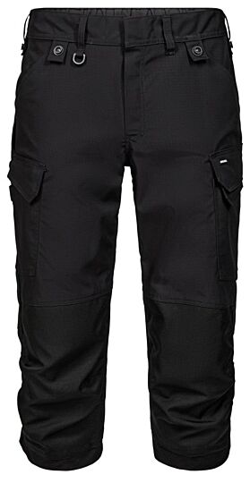 Engel 6328-144 Entire 3/4 werkbroek met stretch Zwart