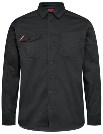 F. Engel 7185-812 Extend Stretch LS Mens Shirt Anthracite