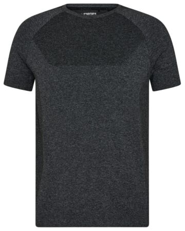 F. Engel 9056-600 X-treme Seamless T-Shirt Black Melange