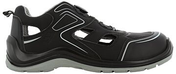 Safety Jogger Flow S1P Sandal Tls Zwart