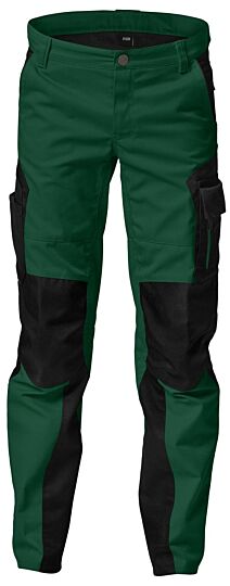 FHB Hugo Kinder werkbroek Groen-Zwart