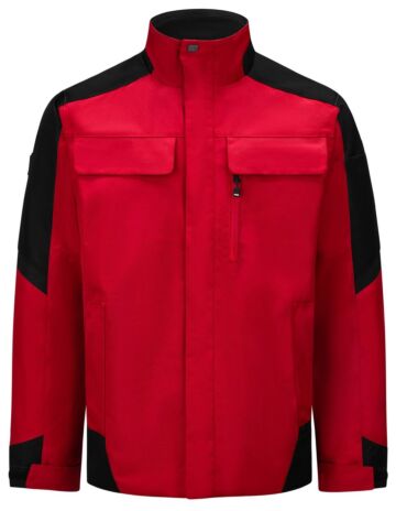 FHB Lars Werkjack Winter Rood-Zwart