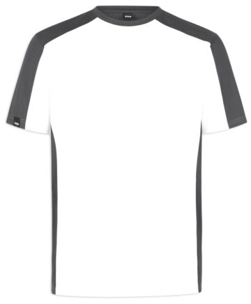 FHB Marc T-Shirt tweekleurig Wit-Antraciet