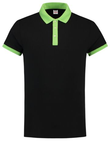 Tricorp 201002 Poloshirt Slim Fit Zwart-Lime