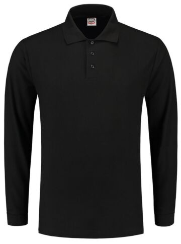 Tricorp 201008 Poloshirt 100% Katoen Lange Mouw Zwart