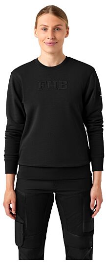 FHB Pelle Sweatshirt met FHB Zwart