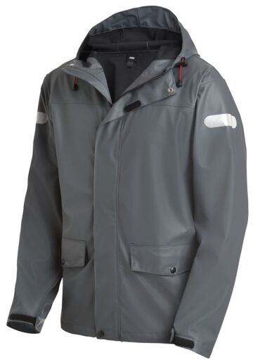 FHB Rainer Regenjack PU-Stretch Antraciet