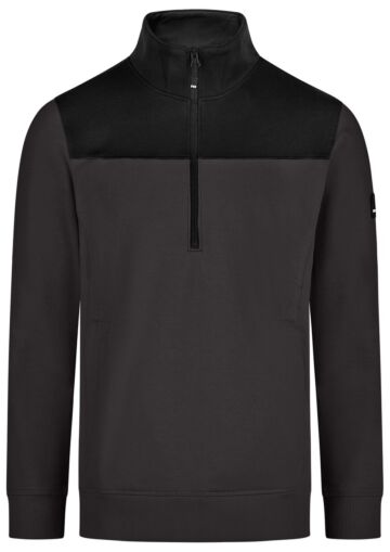 FHB Rob Zip-Sweatshirt Anthraciet.Zwart
