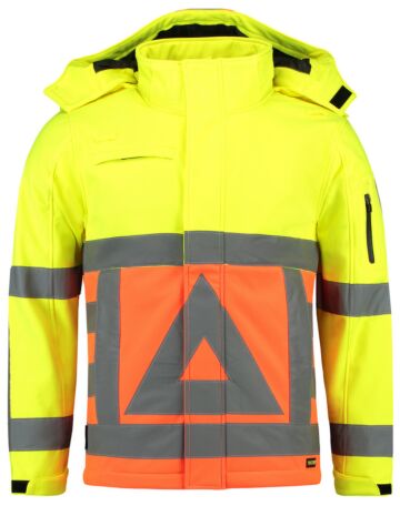 Tricorp 403002 Softshell Verkeersregelaar Fluor Oranje-Geel