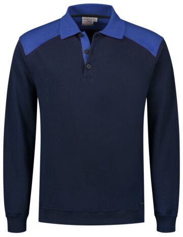 Santino Tesla Polosweater Real Navy / Royal Blue