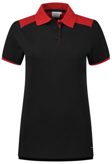 Santino Tivoli Ladies Poloshirt Black / Red