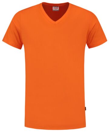 Tricorp 101005 T-Shirt V Hals Slim Fit Oranje