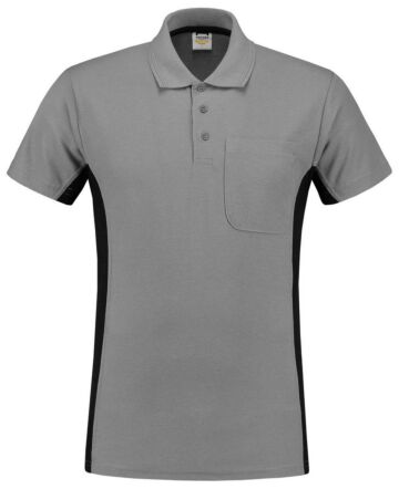 Tricorp 202002 Poloshirt Grijs-Zwart
