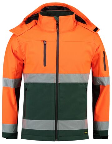 Tricorp 403007 Softshell ISO20471 Fluor Oranje-Groen