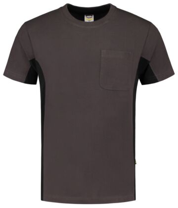 Tricorp 102002 T-Shirt Donkergrijs-Zwart