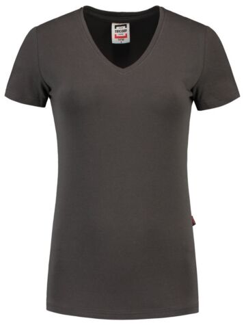 Tricorp 101008 T-Shirt V Hals Slim Fit Dames Donkergrijs
