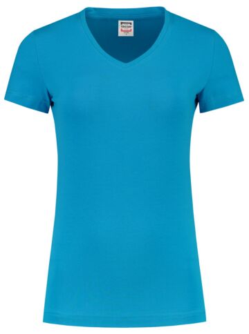 Tricorp 101008 T-Shirt V Hals Slim Fit Dames Turquoise