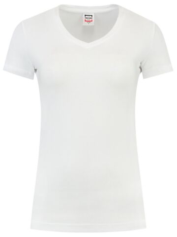 Tricorp 101008 T-Shirt V Hals Slim Fit Dames Wit