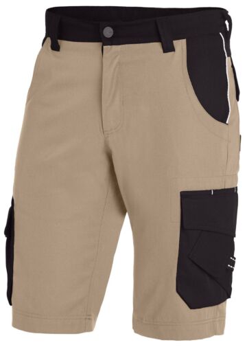 FHB Theo Bermuda Twill Beige-Zwart