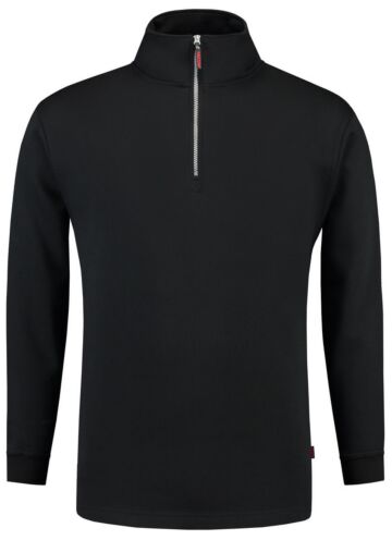 Tricorp 301010 Sweater Ritskraag Zwart