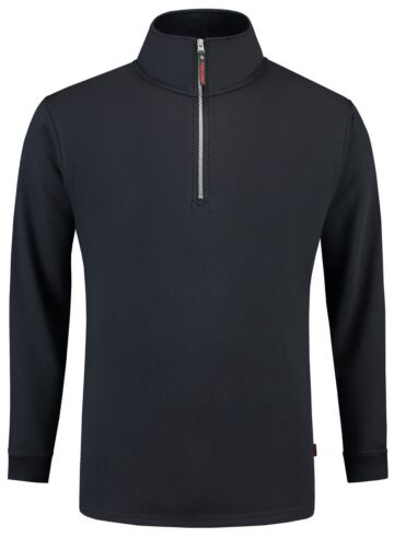 Tricorp 301010 Sweater Ritskraag Marineblauw