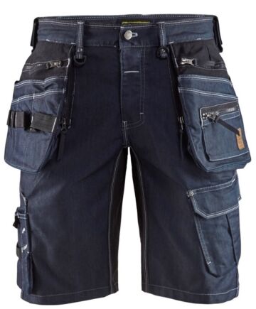 Blåkläder 1992-1141 Short denim stretch X1900 Marineblauw/Zwart