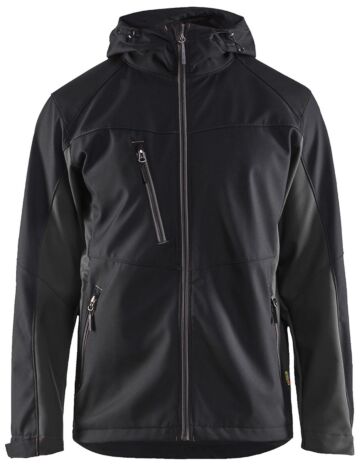 Blåkläder 4753-2516 Softshell jack Zwart/Donkergrijs