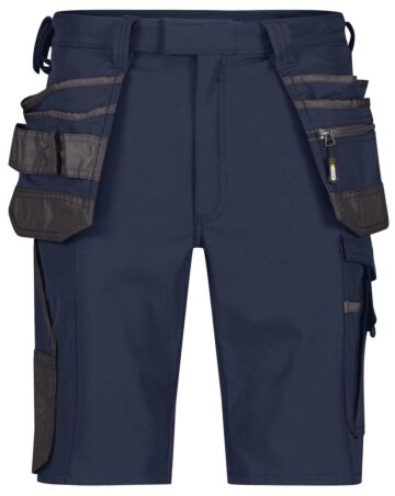 DASSY® Aurax Holsterzakkenshort met stretch Nachtblauw/Antracietgrijs
