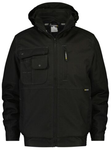 DASSY® Austin Canvas winterjas Zwart