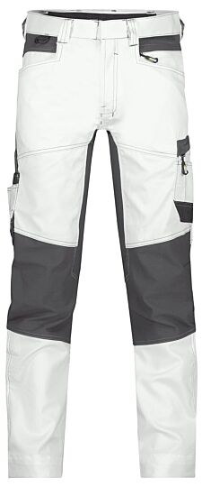 DASSY® Helix Painters Schildersbroek met stretch Wit/Antracietgrijs