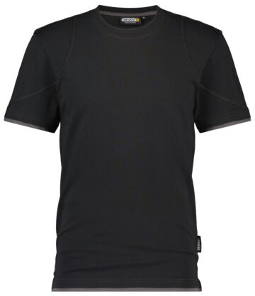 DASSY® Kinetic T-shirt Zwart/Antracietgrijs