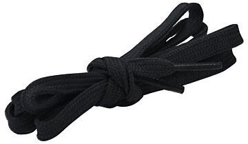 DASSY® Leos 120CM Platte veters 120cm (per 5 paar) Zwart