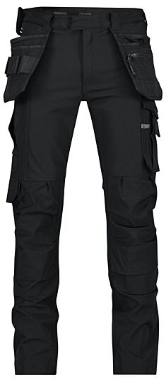 DASSY® Matrix Stretch holsterzakkenbroek met kniezakken Zwart