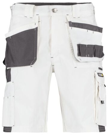 DASSY® Monza Tweekleurige holsterzakkenshort Wit/Cementgrijs