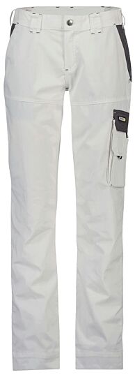 DASSY® Nashville Women Tweekleurige werkbroek voor dames Wit/Cementgrijs