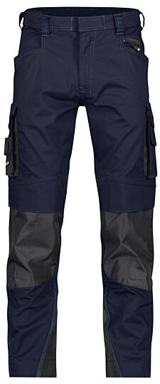 DASSY® Nova Werkbroek met kniezakken Nachtblauw/Antracietgrijs