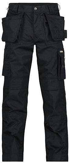 DASSY® Oxford Holsterzakkenbroek met kniezakken Zwart 245gr