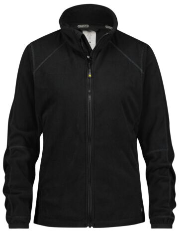 DASSY® Penza Women Fleecevest voor dames Zwart