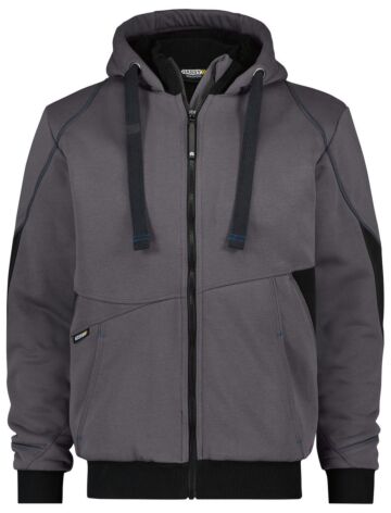 DASSY® Pulse Sweatshirtjas Antracietgrijs/Zwart