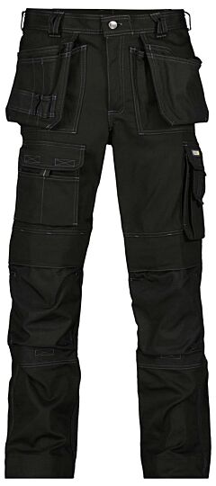 DASSY® Texas Canvas holsterzakkenbroek met kniezakken Zwart