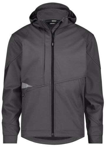 DASSY® Gravity Next Softshelljas Antracietgrijs/Zwart