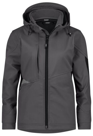 DASSY® Gravity Next Women Softshelljas voor dames Antracietgrijs/Zwart