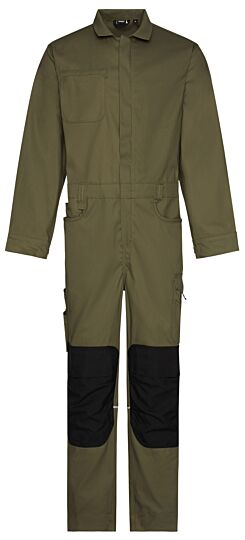 DASSY® Moneo Overall met kniezakken Kakigroen/Zwart
