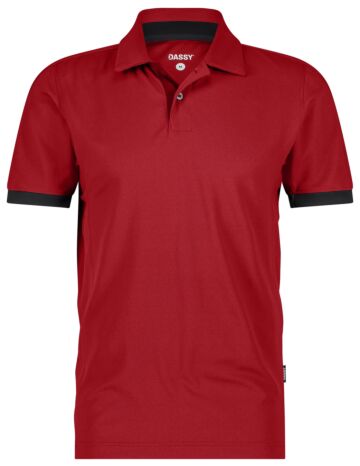 DASSY® Traxion Next Polo Rood/Zwart