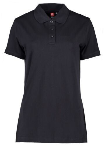 Pro Wear by Id 0527 Poloshirt stretch dames Zwart