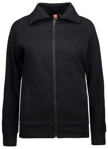 Pro Wear by Id 0624 Sweat cardigan dames Zwart