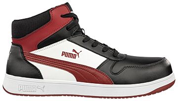 Puma Frontcourt Black/White/Red 630050 S3L Zwart/Wit